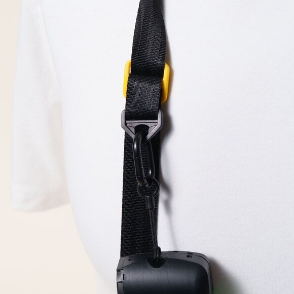 Black Yellow Adjustable 30-52" Camera Strap Peak Design Anchors  D-Ring Mount - Picture 9 of 9